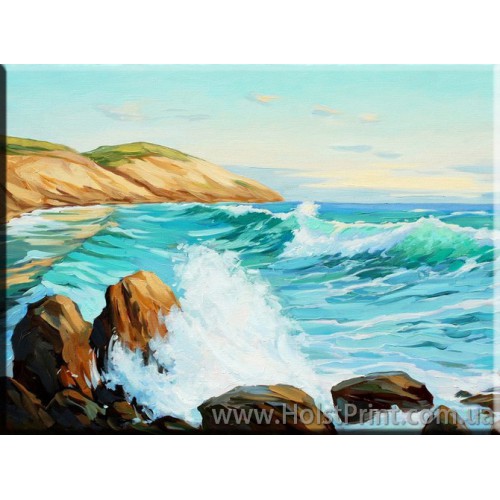 Картины море, Морской пейзаж, ART: MOR777081, , 168.00 грн., MOR777081, , Морской пейзаж картины